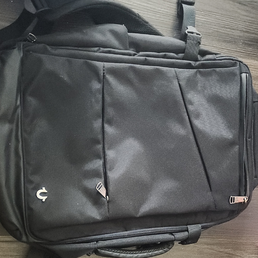 True Religion Black Backpack